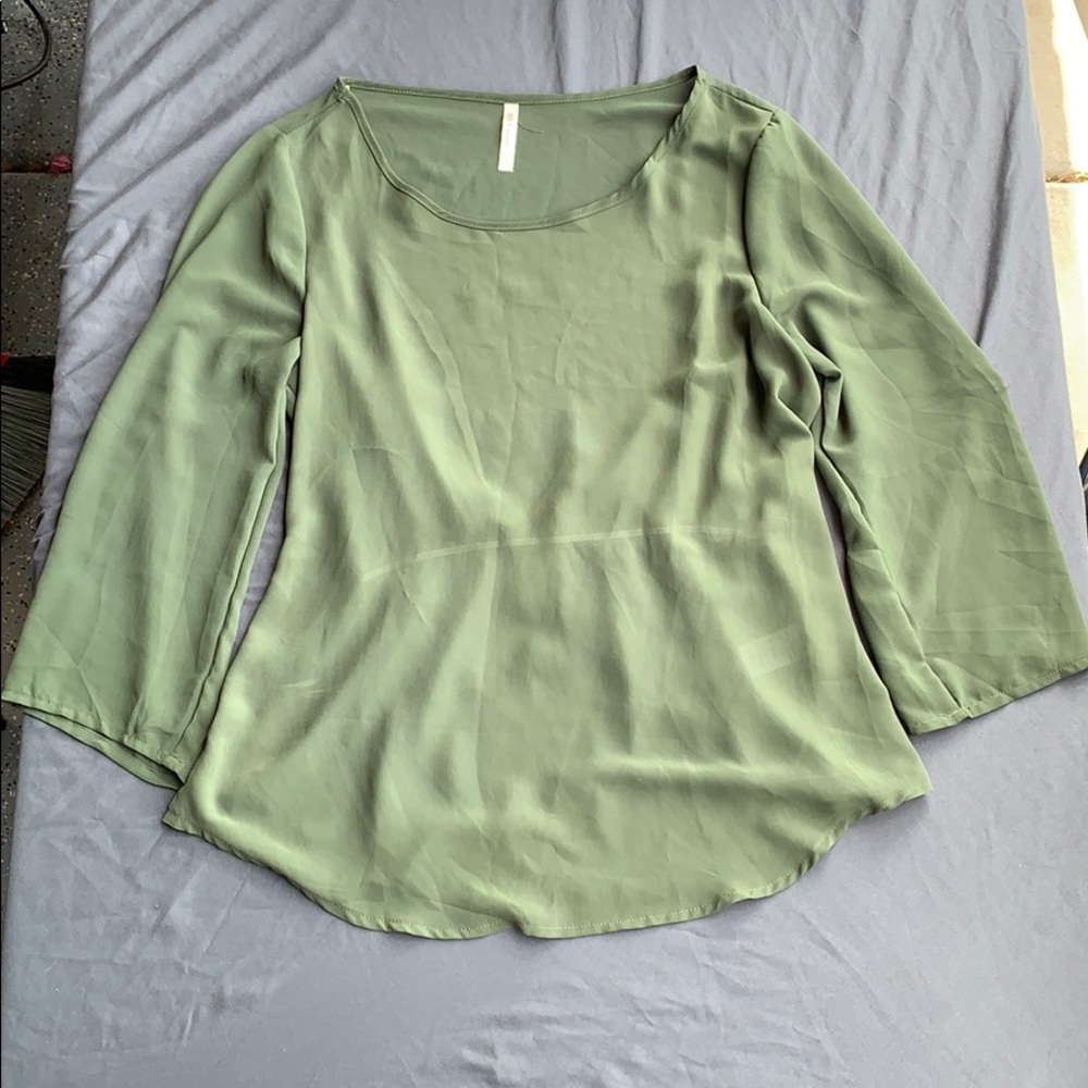 DNA couture Olive Green Blouse